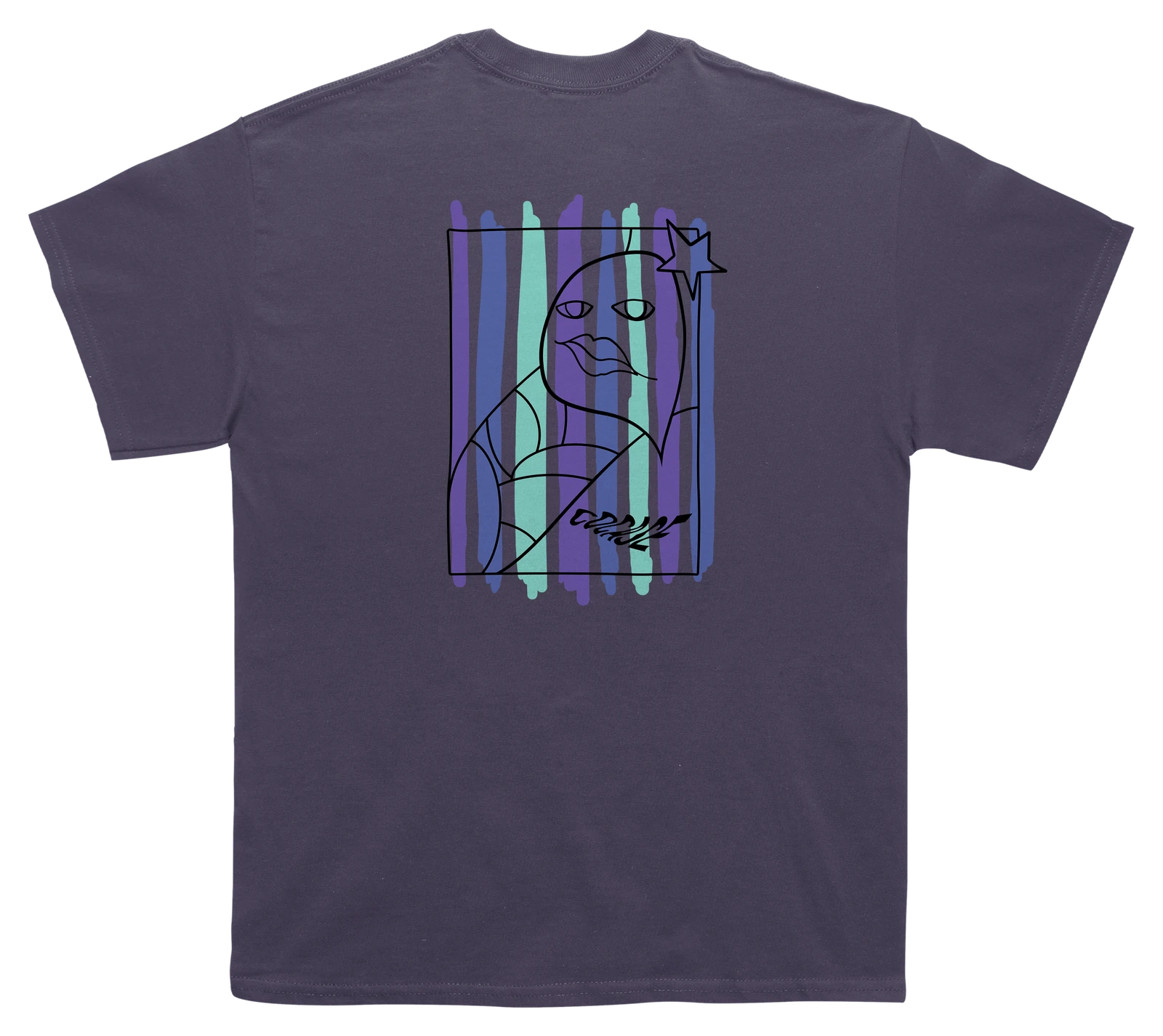 T-shirt Street Artist indigo hush — vue arrière