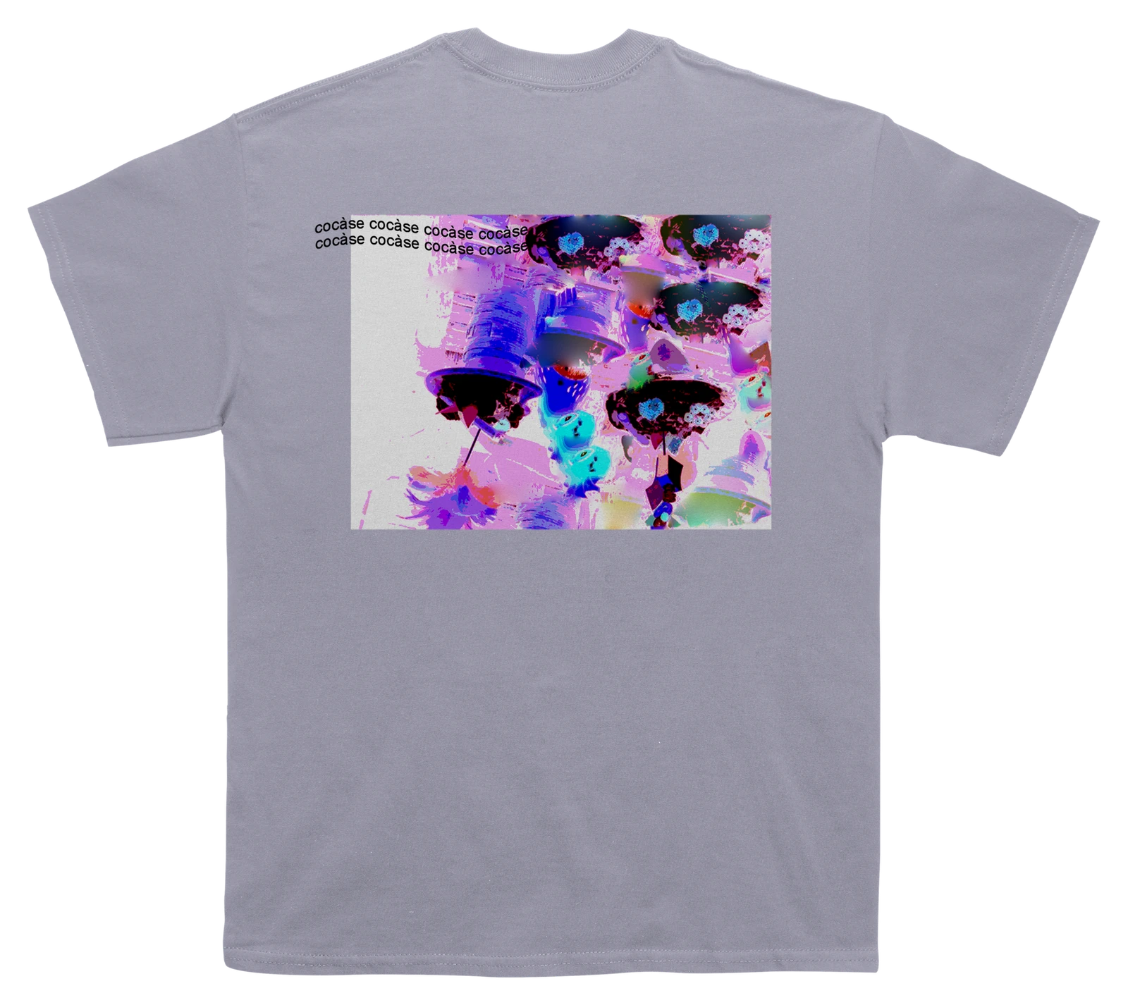 T-shirt Colorimeric lavande — vue arrière