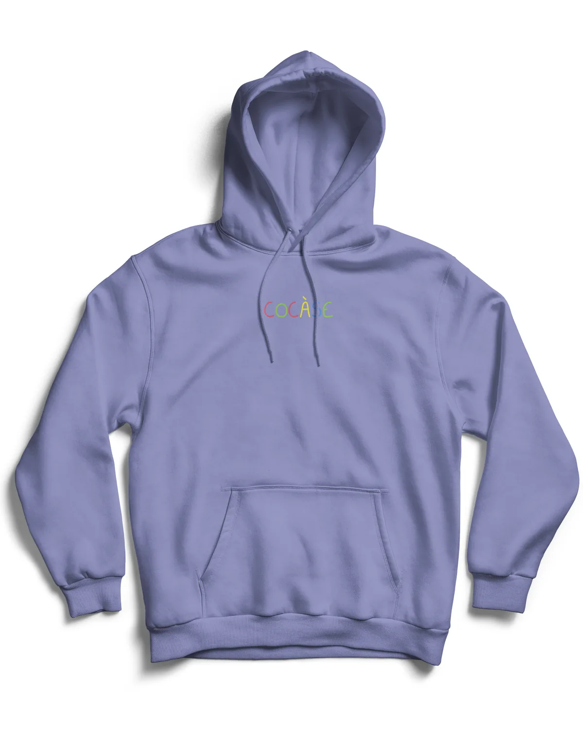 Hoodie Pastel Rainbow violet — vue avant