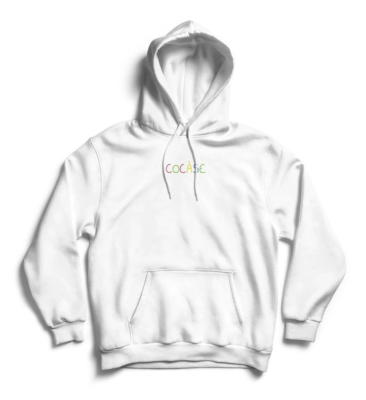 Hoodie Pastel Rainbow blanc
